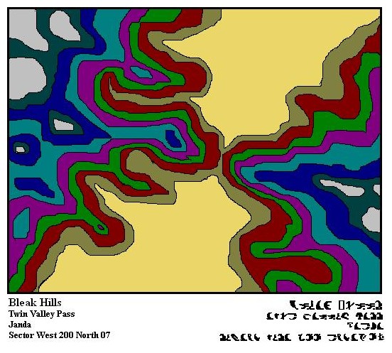 Bleak Hills Map